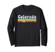 Vintage Retro 70s Colorado Long Sleeve T Shirt