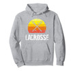 Retro Style Lacrosse Silhouette Hoodie Gift For Girls ,Boys