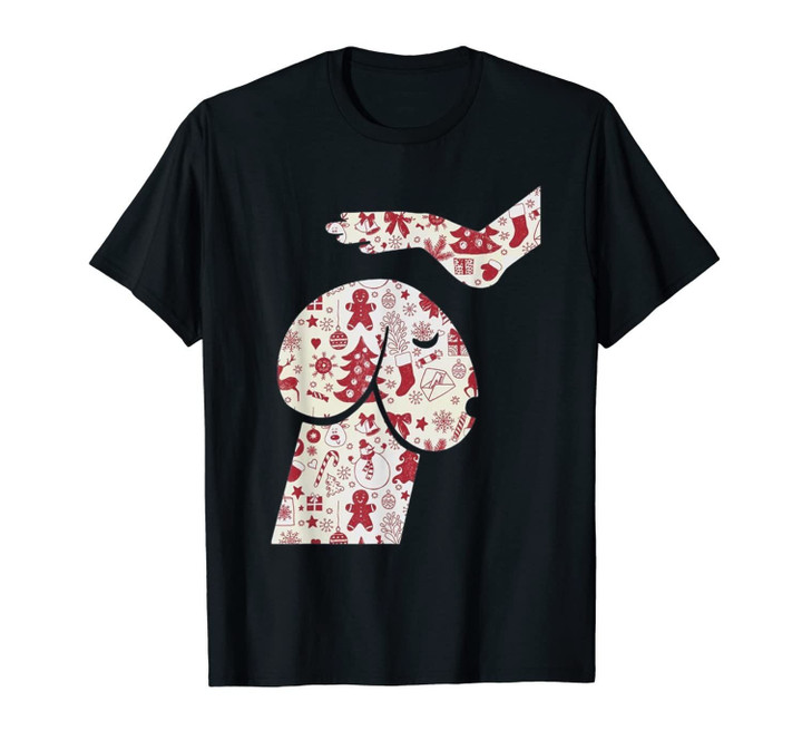 Dirty mind dog or Dick Christmas penis Dog like a dick funny T-Shirt