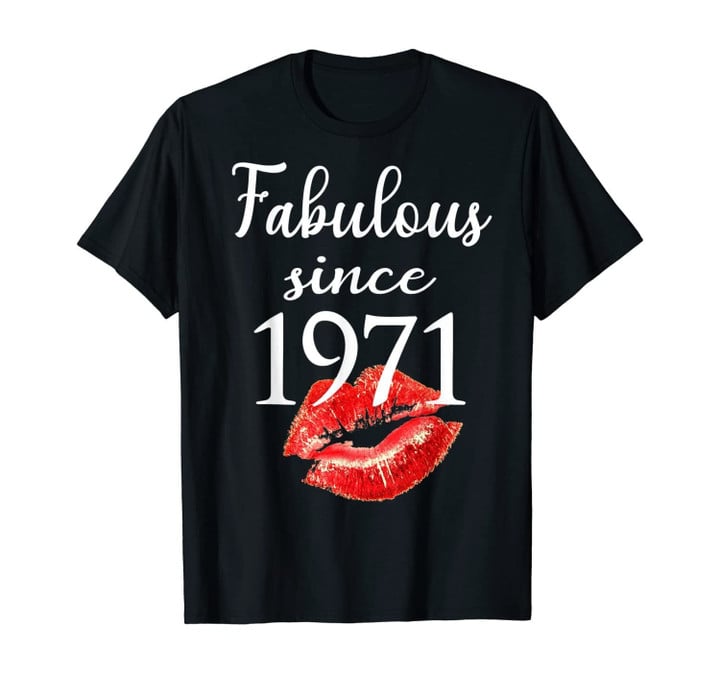 Fabulous Since 1971 Chapter 49 Birthday Gifts Tees T-Shirt