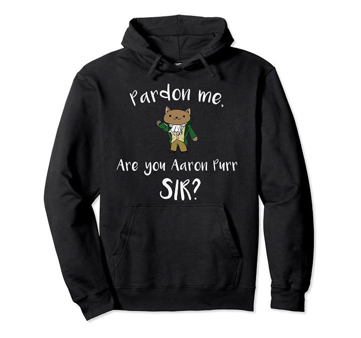 Are you Aaron Purr Sir? Funny Cat Hoodie Hooded Sweatshirt