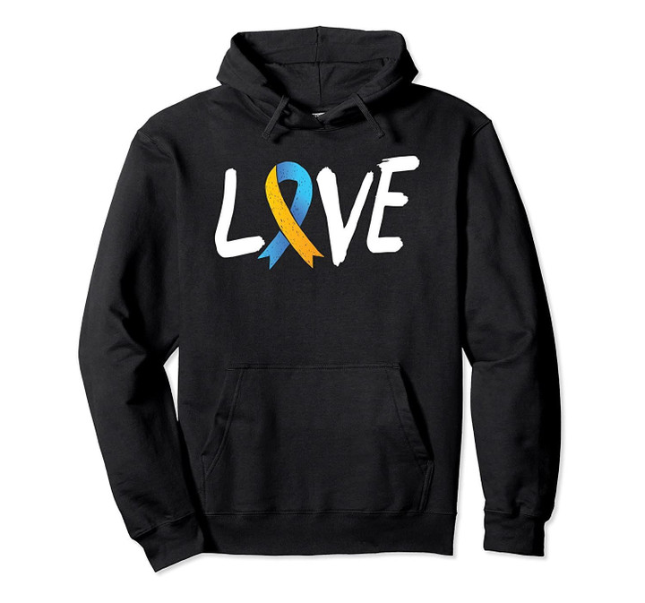 World Down Syndrome Awareness Day Ribbon Hoodie