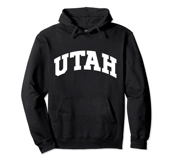 Utah Hoodie, College University Text Style Design