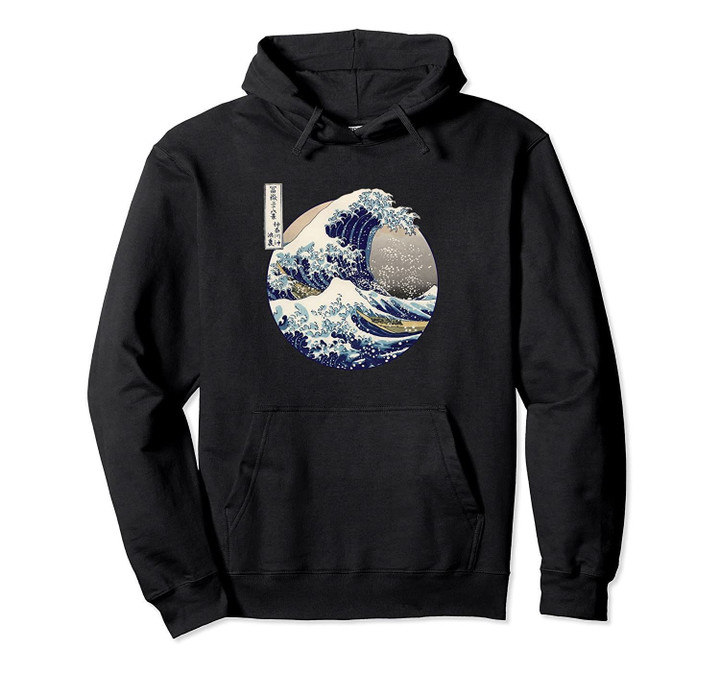 Kanagawa Japanese The great wave pullover hoodie