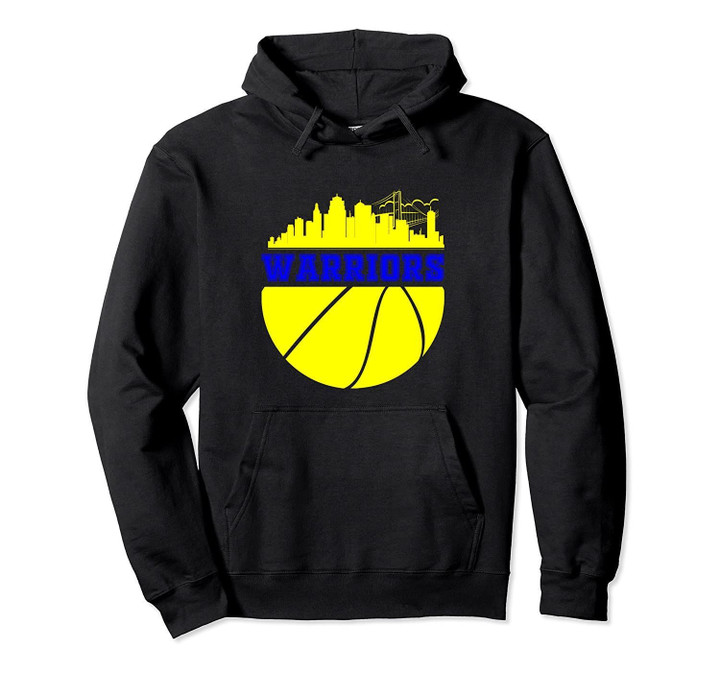 Golden State Distressed Basketball Team Fan warrior Pullover Hoodie