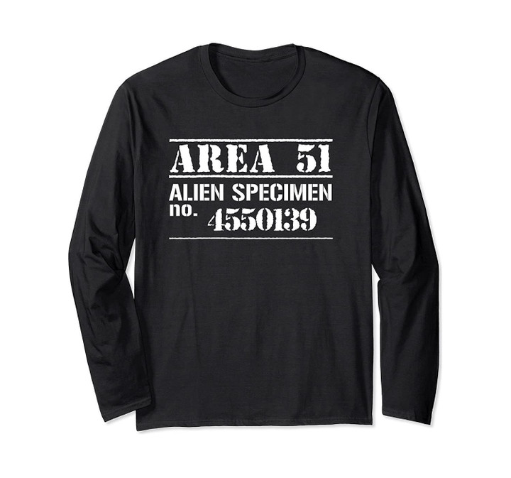 Funny Area 51 Escaped Alien Halloween Costume Long Sleeve T-Shirt