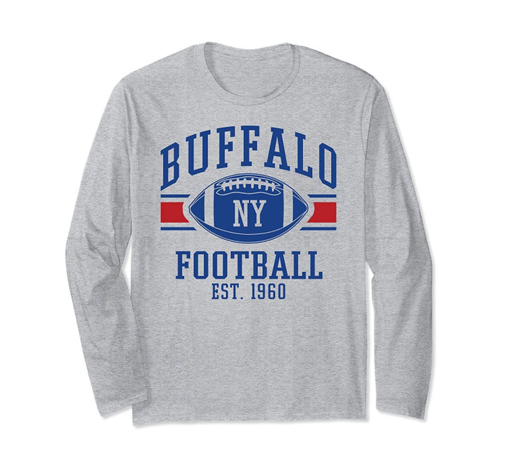 Buffalo Football | Vintage New York Bills Mafia Sports Gift Long Sleeve T-Shirt
