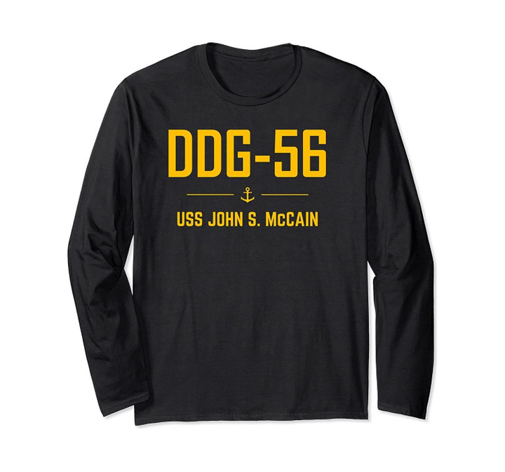 DDG-56 USS John S. McCain Long Sleeve T-shirt