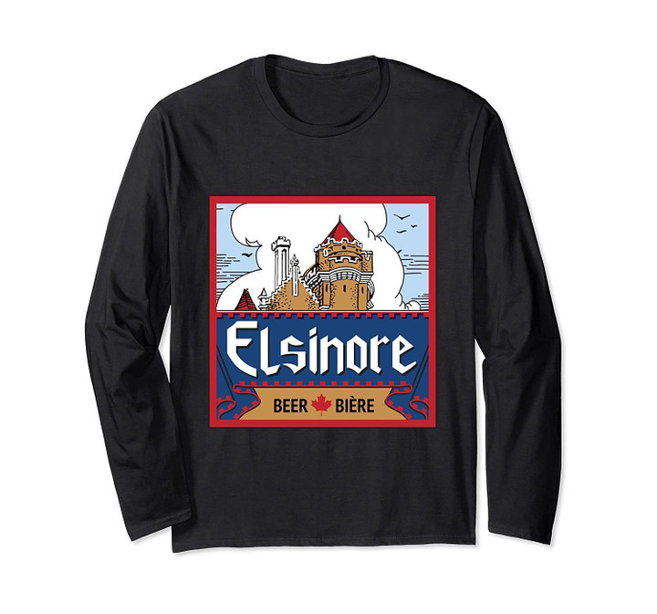 Elsinore Craft Beer Graphic Tee Long Sleeve T-Shirt