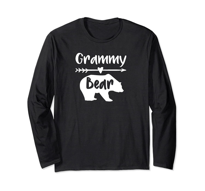 Grammy Bear Shirt Gift For Grandma Long Sleeve T-Shirt