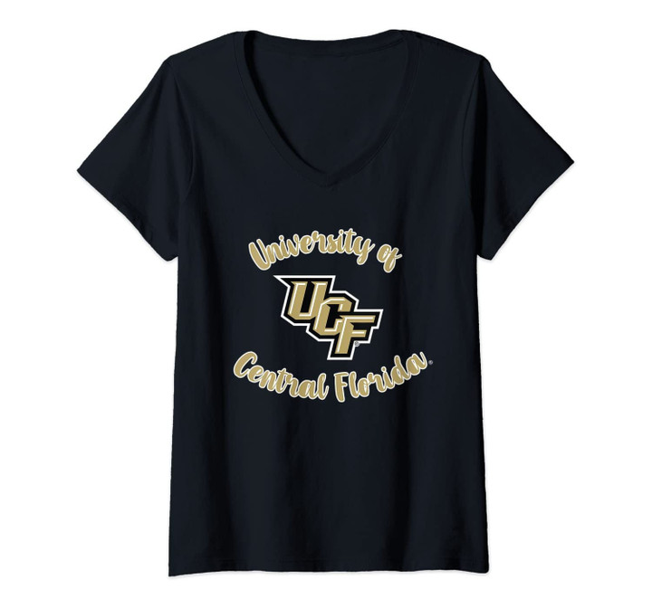 Womens Ucf University Of Central Florida Knights Ncaa Rylcf02 V-Neck T-Shirt