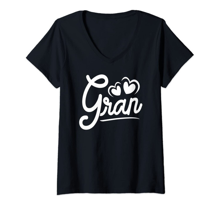 Womens Gran Gifts From Grandchildren Gran For Grandma Cute Gran V-Neck T-Shirt