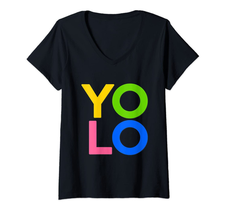 Womens Yolo V-Neck T-Shirt