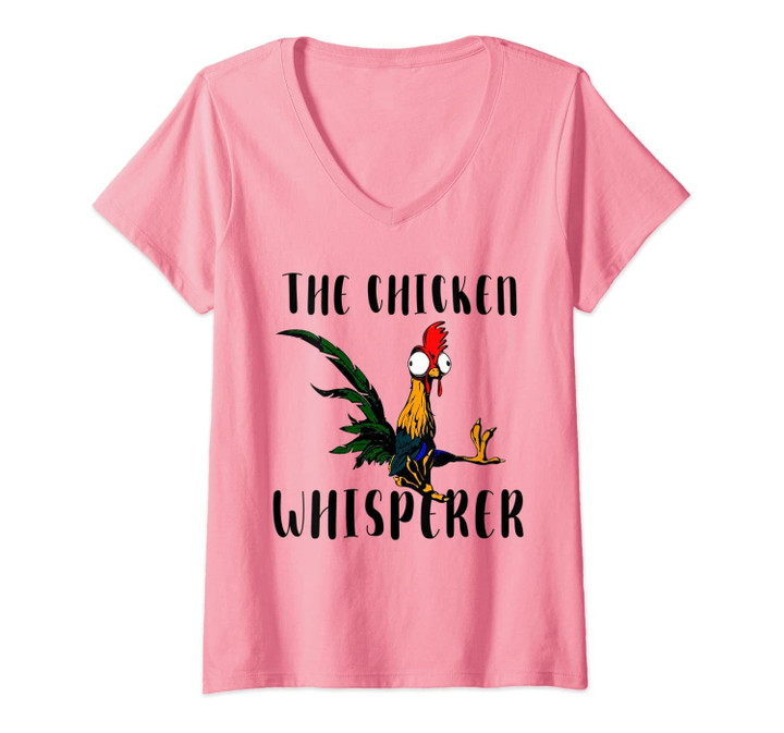 Womens The Chicken Whisperer V-Neck T-Shirt