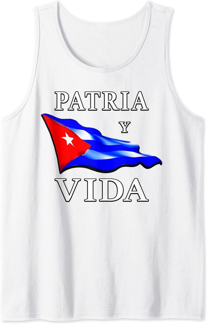 Patria y Vida Camiseta para Cubanos | Movimiento Viva Cuba Tank Top