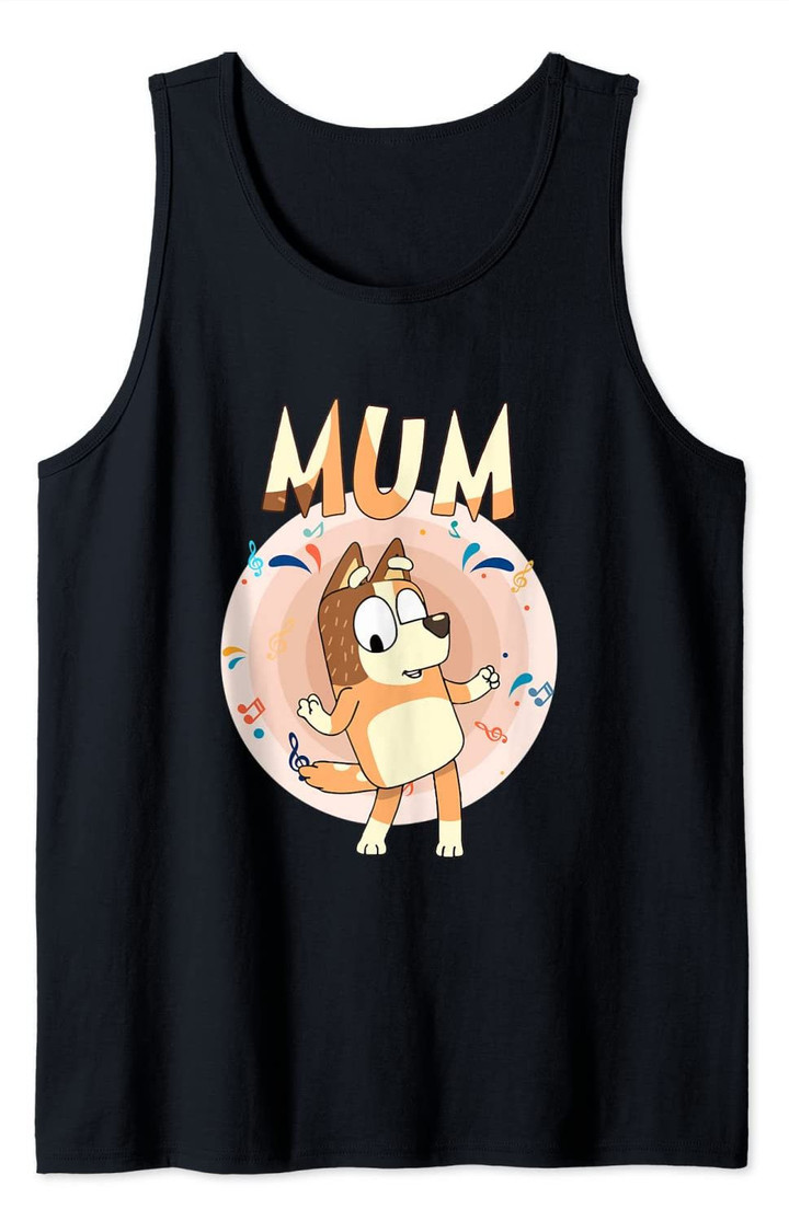 Bluey Dad Mom Funny Family For Men Woman Kids Tank Top