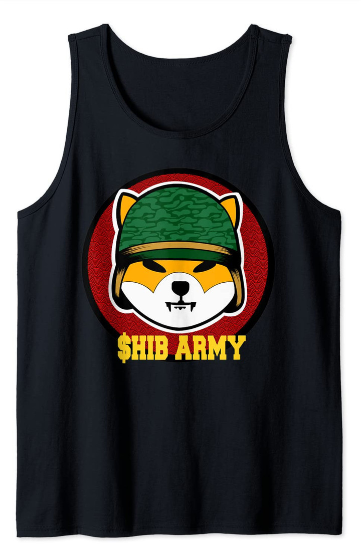 SHIB ARMY Shiba Inu coin Tank Top