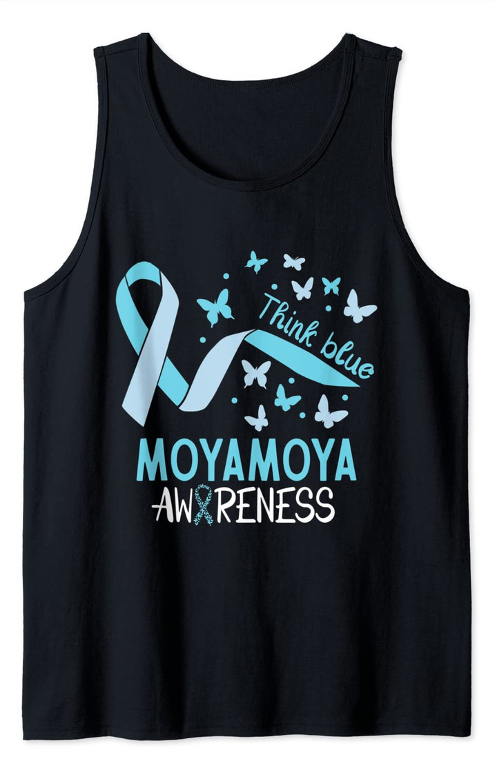Moyamoya Awareness Butterfly Tank Top