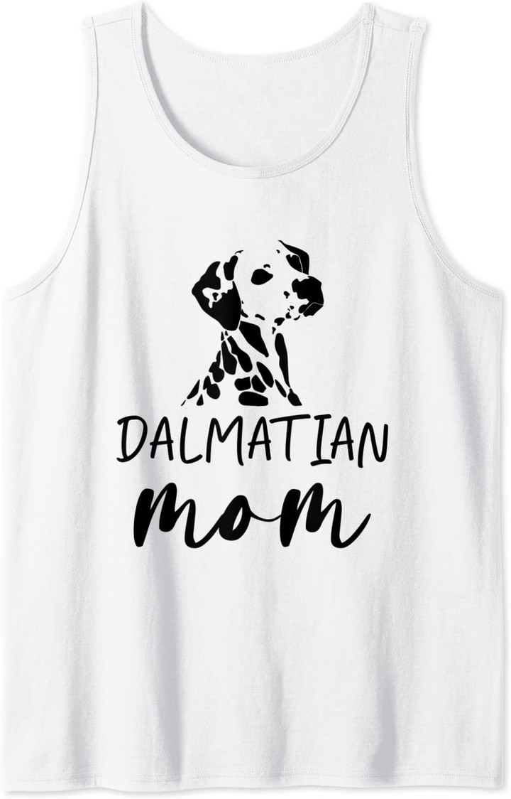 Dalmatian Mom Dog lover tee Tank Top