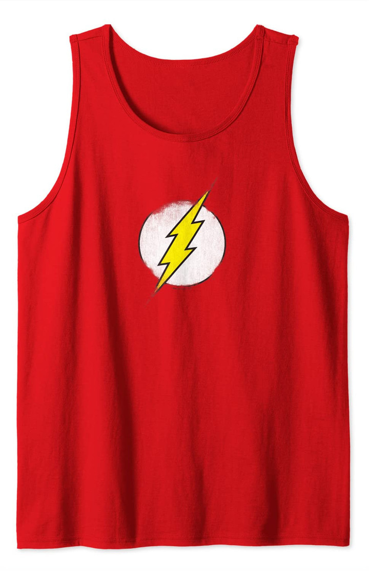 The Flash Rough Flash Logo Tank Top