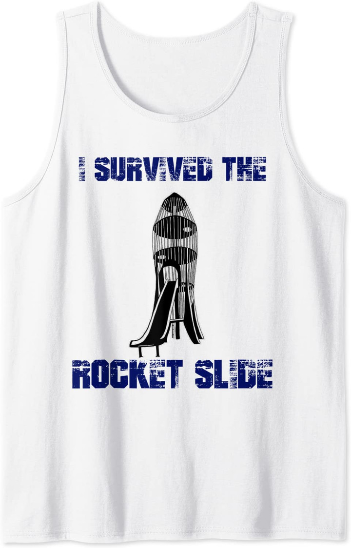 I Survived The Rocket Slide Park Playground Cool Tank Top