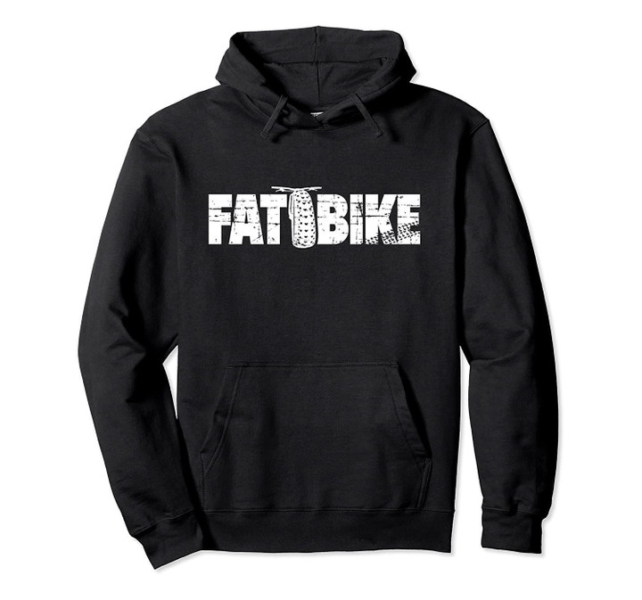 Fat Bike Hoody Hoodie for Fat Tire Bikers - White