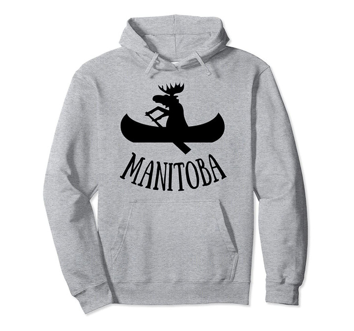 Manitoba Moose Hoodie | Moose Canoe Sweatshirt