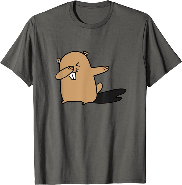 Dabbing Ground Hogs Day Punxsutawney Phil Birthday Woodchuck T-Shirt