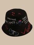 Letter Graphic Bucket Hat