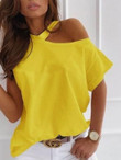Solid Short-sleeved Casual T-shirt