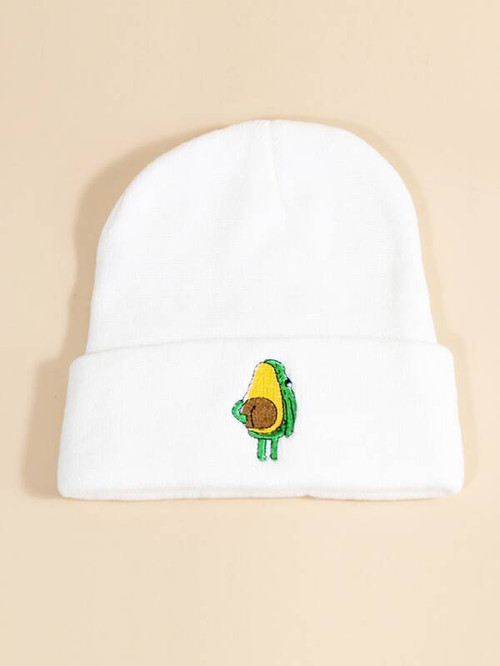 Frog Embroidered Beanie