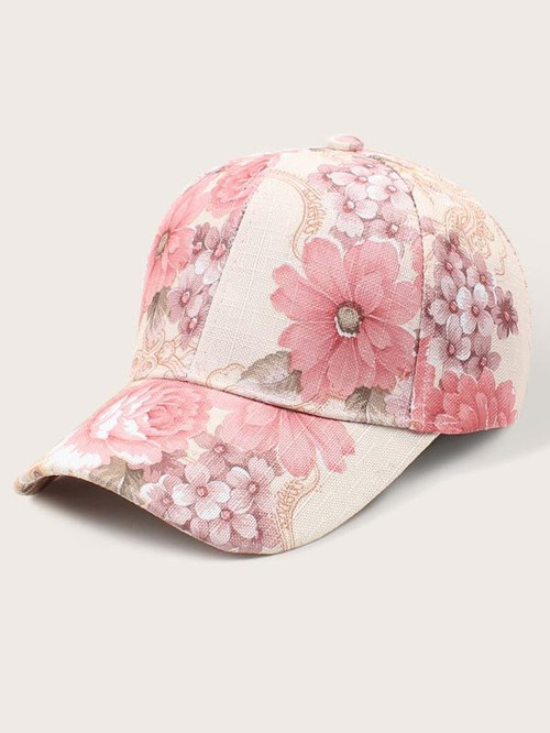 Floral Pattern Baseball Cap