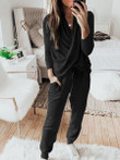 Long Sleeve Trousers Casual Two-Piece Suit