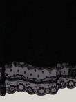 Lace V-neck Long-sleeved Short Dress