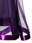 Embroidered V-neck Suspender Skirt