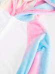 Plush Button Through Pocket Rainbow Unicorn Costume Pajama Onesie