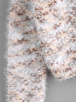 Fuzzy Chenille Confetti Knit Sweater