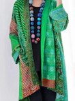 Loose Ethnic Style Long-sleeved Printed Cardigan