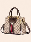 Women's Handbags Fashion Print Zip Tote Crossbody Bag