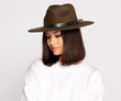 Looks Can Slay Faux Wool Panama Hat