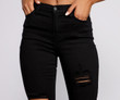 The Classic High Rise Destructed Skinny Jeans