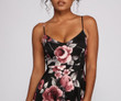 Stunning Florals Scuba and Lace Skater Dress