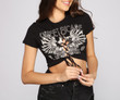 Sweet Escape Lace-Up Graphic Tee