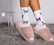 Two Pack Butterfly Crew Socks
