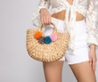 Sun's Out Straw Tote