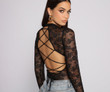 Living For Lace Strappy Back Bodysuit
