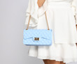Living In Luxe Quilted Jelly Matte Purse