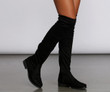 Take It Easy Flat Over The Knee Boots