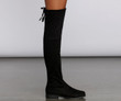 Take It Easy Flat Over The Knee Boots