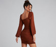 Such A Sweetheart Mini Ruched Dress